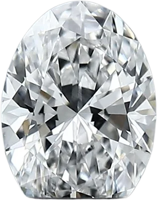 1 Carat D VVS2 Oval Lab Diamond