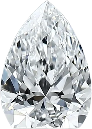 1 Carat D VVS2 Pear Lab Diamond