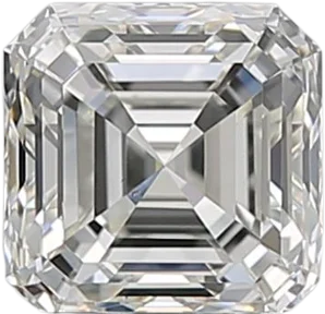 1.01 Carat I VS1 Asscher Natural Diamond