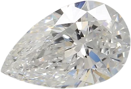 1.01 Carat F SI1 Pear Lab Diamond