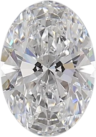 1.02 Carat D VVS2 Oval Lab Diamond