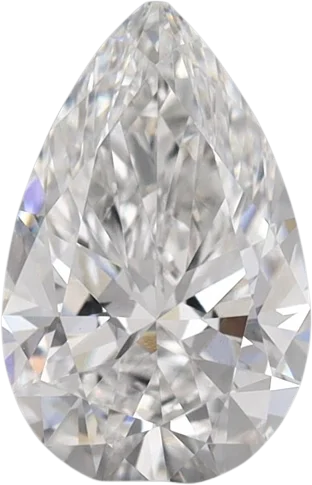 1.02 Carat E VVS2 Pear Lab Diamond