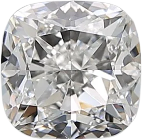 1.05 Carat F VVS1 Cushion Natural Diamond