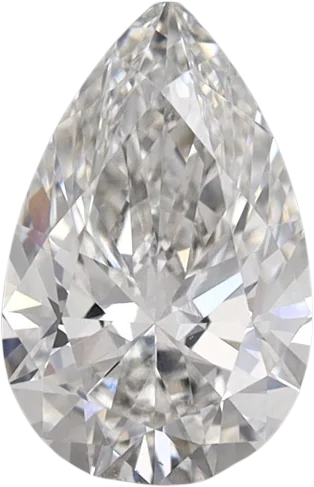 1.06 Carat F VVS1 Pear Lab Diamond