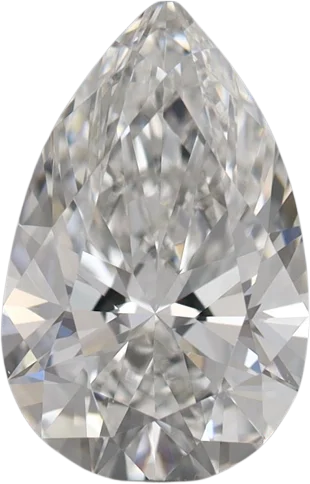 1.06 Carat F VVS1 Pear Lab Diamond