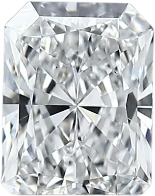 1.06 Carat D VVS2 Radiant Lab Diamond