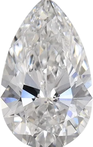 1.08 Carat D VVS2 Pear Lab Diamond