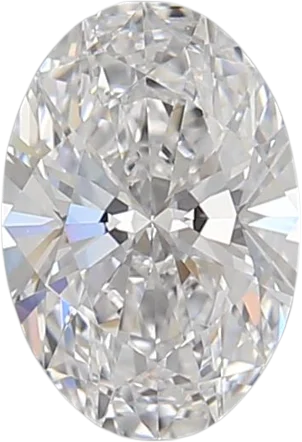 1.09 Carat D IF Oval Lab Diamond