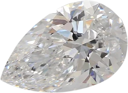 1.09 Carat D VVS2 Pear Lab Diamond