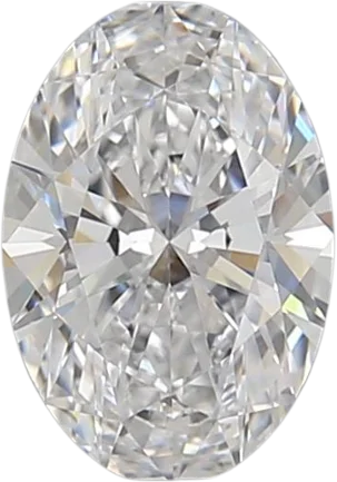 1.1 Carat D VVS1 Oval Lab Diamond