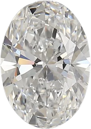 1.26 Carat D IF Oval Lab Diamond