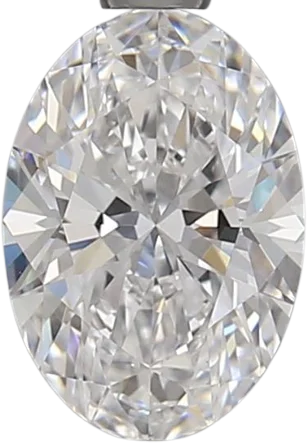 1.26 Carat D VVS1 Oval Lab Diamond