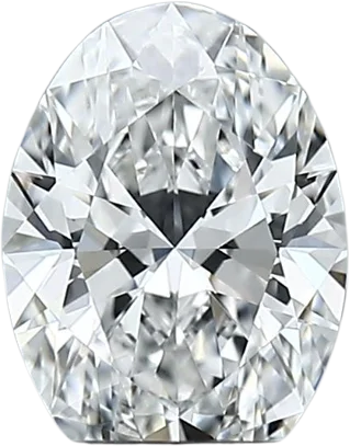 1.29 Carat E VVS1 Oval Lab Diamond