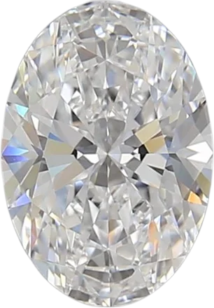 1.3 Carat D VVS2 Oval Lab Diamond