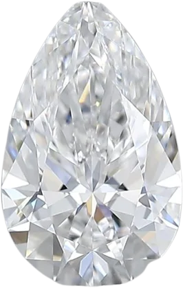 1.3 Carat D VVS1 Pear Lab Diamond