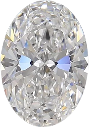 1.34 Carat D VVS1 Oval Lab Diamond