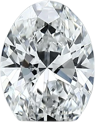 1.34 Carat E VVS2 Oval Lab Diamond