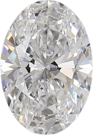 1.51 Carat D VVS1 Oval Lab Diamond