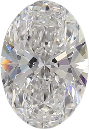 1.51 Carat D VVS2 Oval Lab Diamond