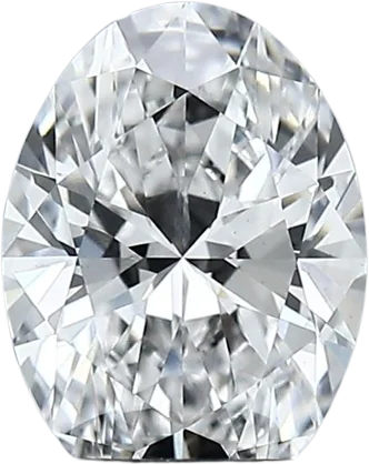 1.54 Carat D VVS2 Oval Lab Diamond