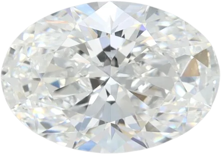 1.54 Carat E IF Oval Lab Diamond