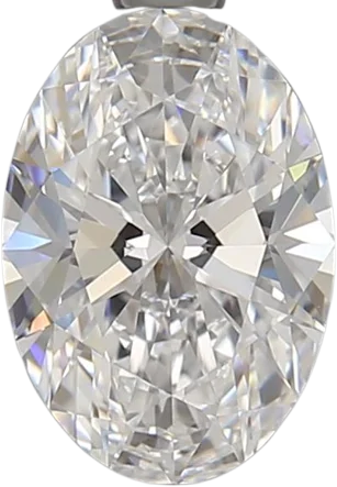 1.55 Carat D VVS1 Oval Lab Diamond