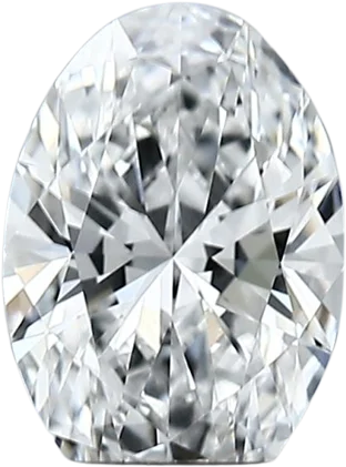 1.55 Carat D VVS2 Oval Lab Diamond