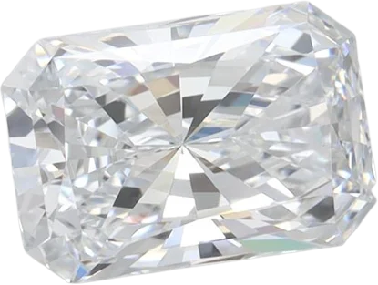 1.56 Carat D VVS2 Radiant Lab Diamond