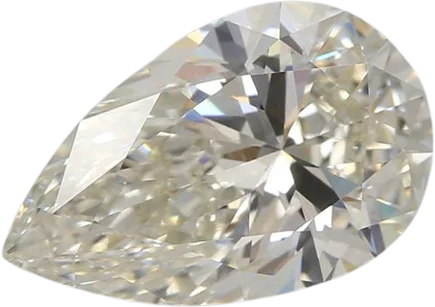 1.58 Carat I VVS2 Pear Lab Diamond