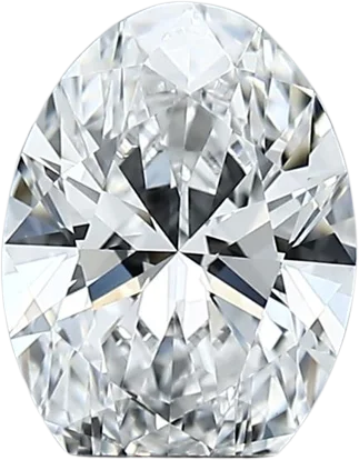 1.59 Carat D VVS2 Oval Lab Diamond