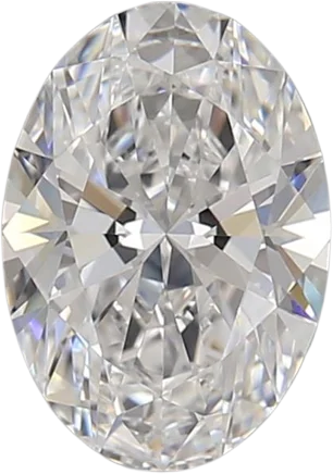 1.62 Carat D VVS1 Oval Lab Diamond