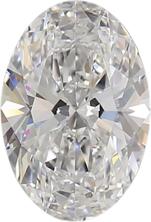 1.62 Carat D VVS1 Oval Lab Diamond