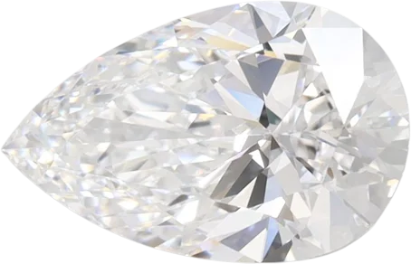 1.62 Carat D VVS2 Pear Lab Diamond