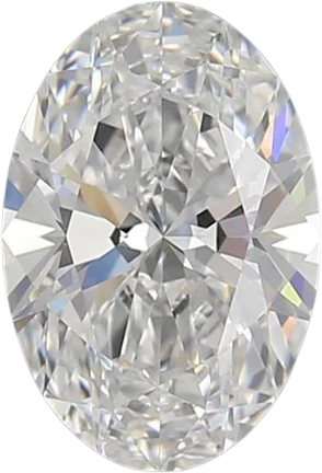 1.71 Carat D VVS1 Oval Lab Diamond