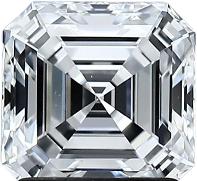 1.74 Carat D VVS2 Asscher Lab Diamond