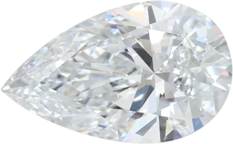 1.84 Carat D VVS2 Pear Lab Diamond