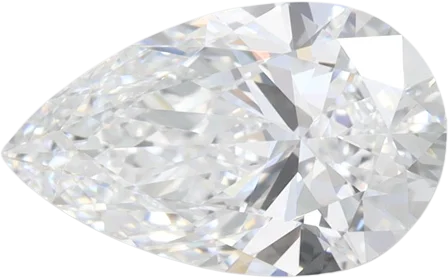 1.93 Carat D VVS1 Pear Lab Diamond