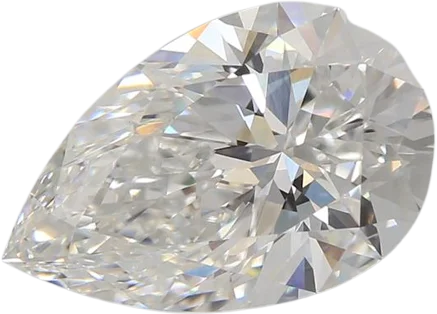 1.96 Carat G VVS2 Pear Lab Diamond