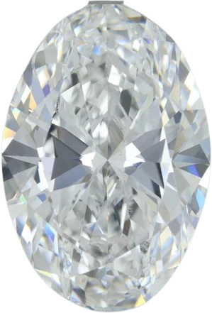 10.01 Carat E VS1 Oval Lab Diamond