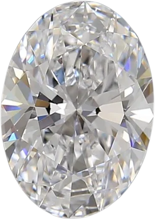 2 Carat D VVS2 Oval Lab Diamond