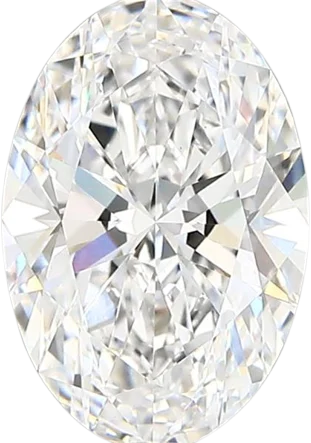 2 Carat E vs1 Oval Lab Diamond