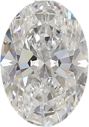 2.01 Carat D VVS2 Oval Lab Diamond