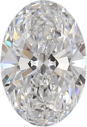 2.01 Carat D VVS2 Oval Lab Diamond