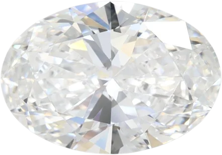 2.07 Carat D VVS1 Oval Lab Diamond