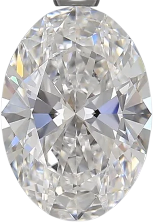 2.2 Carat D VVS2 Oval Lab Diamond