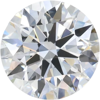 2.22 Carat D VVS2 Round Lab Diamond