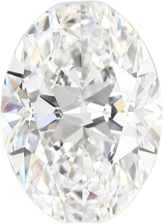 2.35 Carat D vvs2 Oval Lab Diamond