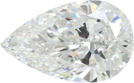 2.35 Carat D VVS1 Pear Lab Diamond