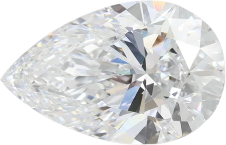 2.41 Carat D VVS1 Pear Lab Diamond