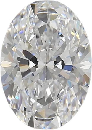 2.42 Carat D IF Oval Lab Diamond